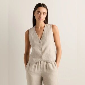 Quince vest, medium, sand